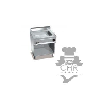 Bain marie avec robinet de vidange 2x GN1/1 sur pieds
