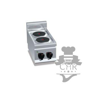 Cuisinière électrique 2 plaques (4kW) à poser
