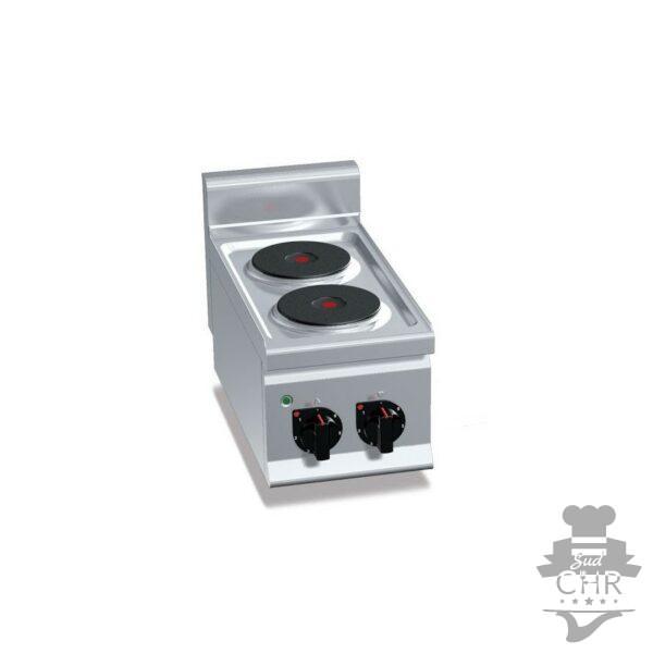 Cuisinière électrique 2 plaques (4kW) à poser