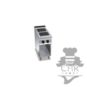 Cuisinière électrique 2 plaques (7kW) sur pieds