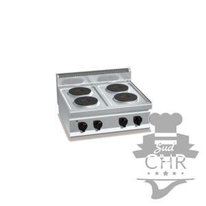 Cuisinière électrique 4 plaques (10.4kW) à poser
