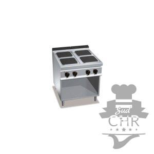 Cuisinière électrique 4 plaques (14kW) sur pieds