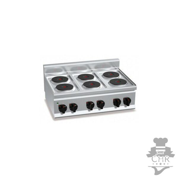 Cuisinière électrique 6 plaques (12kW) à poser