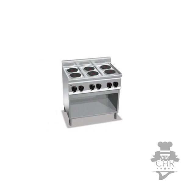 Cuisinière électrique 6 plaques (12kW) sur pieds