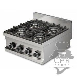 Cuisinière gaz 4 brûleurs (14.4kW) à poser