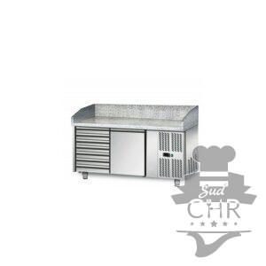 Meuble pizza / 1 porte + 7 tiroirs