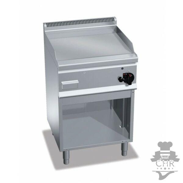 Plaque de cuisson gaz lisse 596 x 430 mm sur pieds