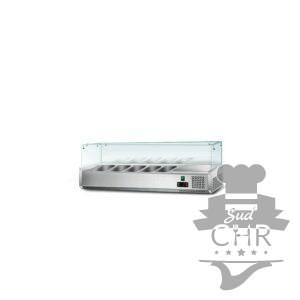 Présentoir à ingrédients 1200mm Vitré