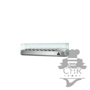 Présentoir à ingrédients 1800mm Vitré