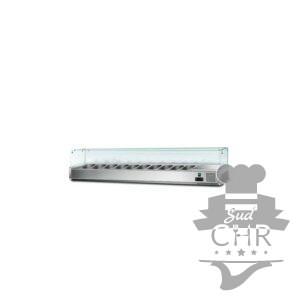 Présentoir à ingrédients 2000mm Vitré