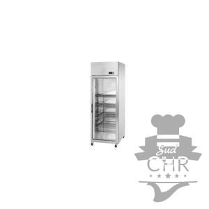 Réfrigérateur inox 700 L / 1 porte vitrée