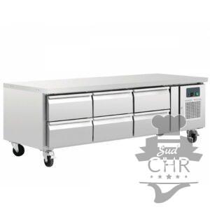 Soubassement réfrigéré 700 / 6 tiroirs
