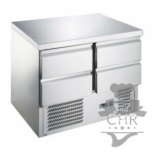 Table compacte réfrigérée / 4 tiroirs