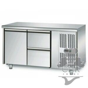 Table réfrigérée 700 / 1 porte + 2 tiroirs