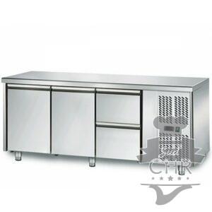 Table réfrigérée 700 / 2 portes + 2 tiroirs