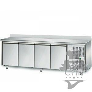 Table réfrigérée 700 / 4 portes adossés