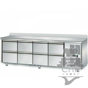 Table réfrigérée 700 / 8 tiroirs adossés