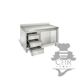 Armoire adossée 1600 mm / 3 tiroirs G