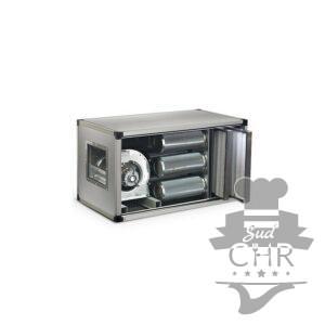 Caisson charbon actif 4500 m³ avec moteur