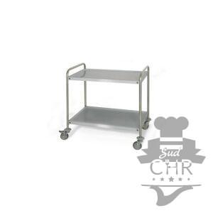Chariot de service 1000mm /2 plateaux prof. 600 mm