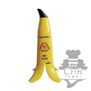 Cône sol glissant multilingue Banana