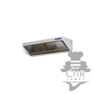 Hotte murale 2200 mm prof. 900 avec moteur