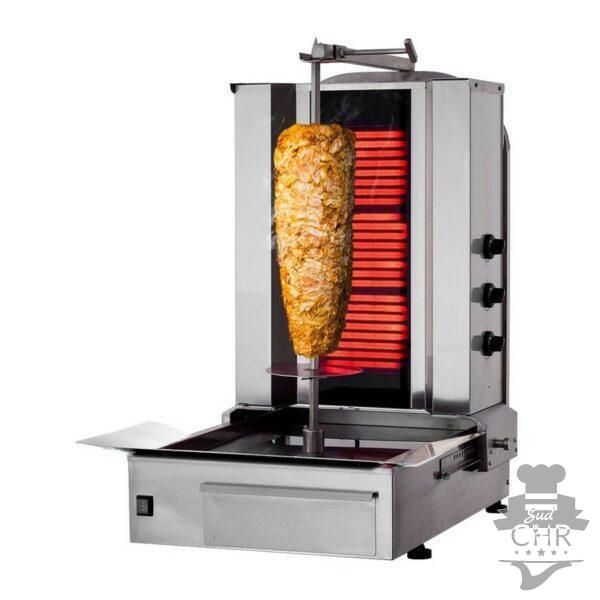 Machine à kebab 3 feux électriques