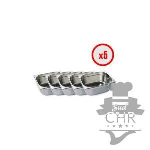 Pack X5 Bac Gastro GN 1/2 (prof. 150mm)