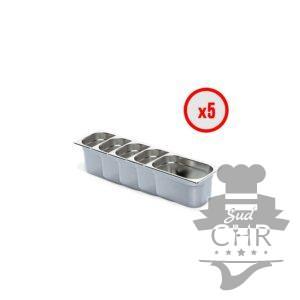 Pack X5 Bac Gastro GN 1/4 (prof. 150mm)