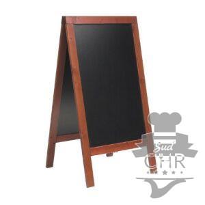 Panneau de trottoir acajou