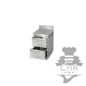 Placard 2 tiroirs adossée / P.700 mm