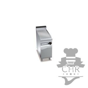 Plaque de cuisson électrique lisse 396 x 667 mm sur pieds