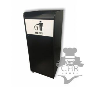 Poubelle snack en bois 100L