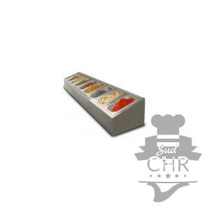 Présentoir à épices 9x 1/4GN