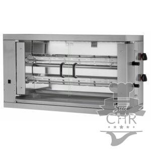 Rôtissoire électrique 2 broches - 12 poulets