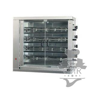 Rôtissoire électrique 4 broches - 24 poulets