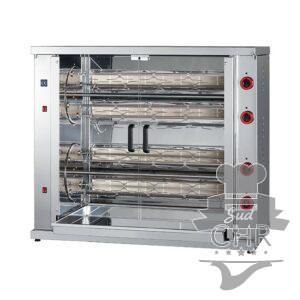 Rôtissoire multi-rotative 8 broches - 40/48 Poulets