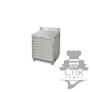 Tiroir à pâton adossée 700x500 mm