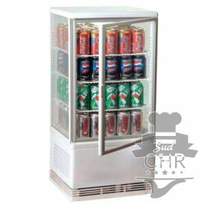 Vitrine réfrigérée de comptoir 68L - Blanche