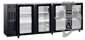 Arrière bar 4 portes vitrées 521 litres
