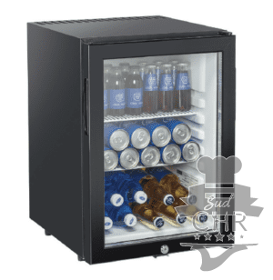 Mini bar porte vitrée 34 boissons