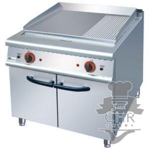 Grill 700 électrique 2/3 lisse 1/3 rainuré